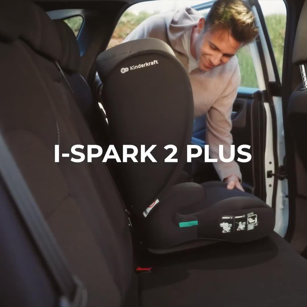 Image thumbnail 8 of 8 of Kinderkraft I-Spark 2 Plus 100-150cm Car Seat - Black