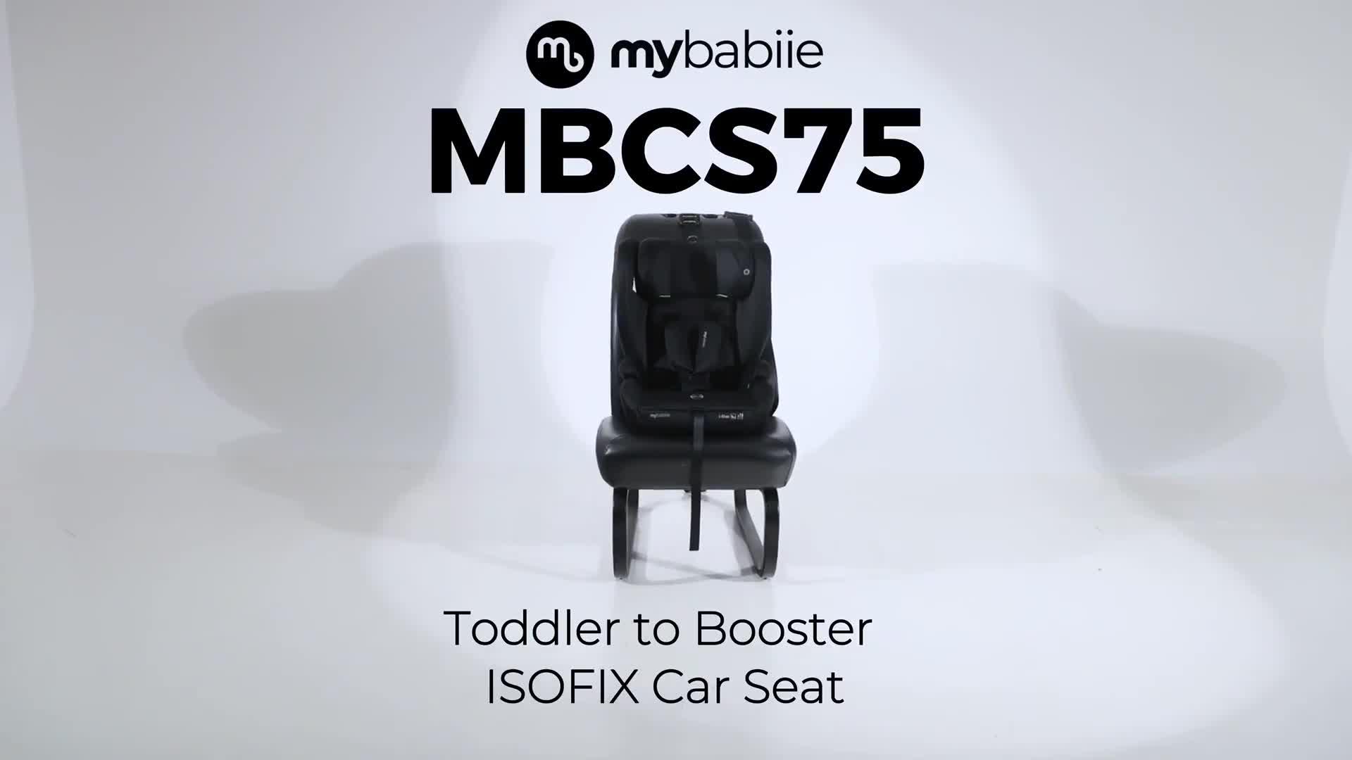 Image thumbnail 8 of 8 of My Babiie MBCS75 Toddler to Booster R129 Car Seat with ISOFIX - Pink Leopard