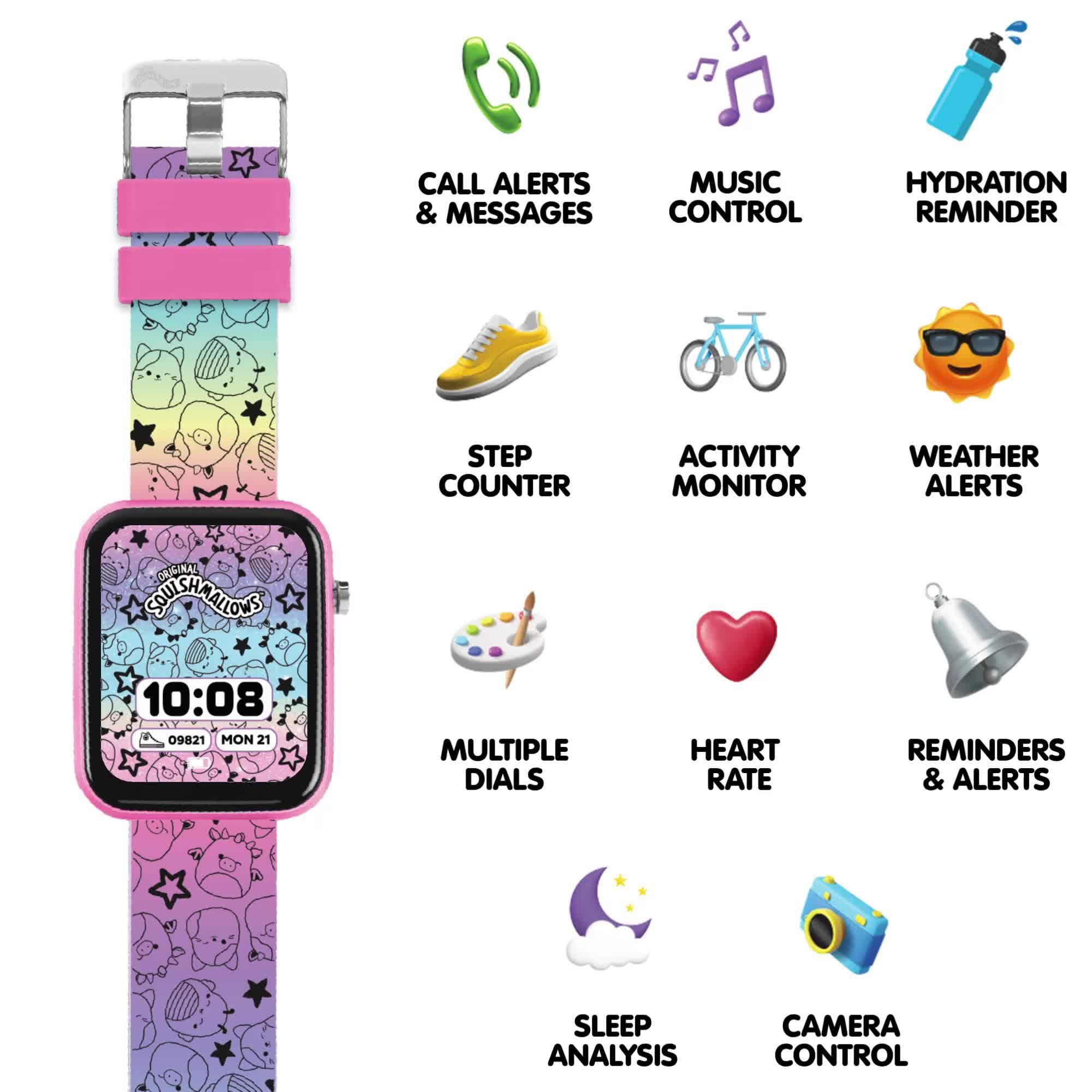 Image thumbnail 6 of 6 of Squishmallows Squishmallow Rainbow Strap Smart Watch