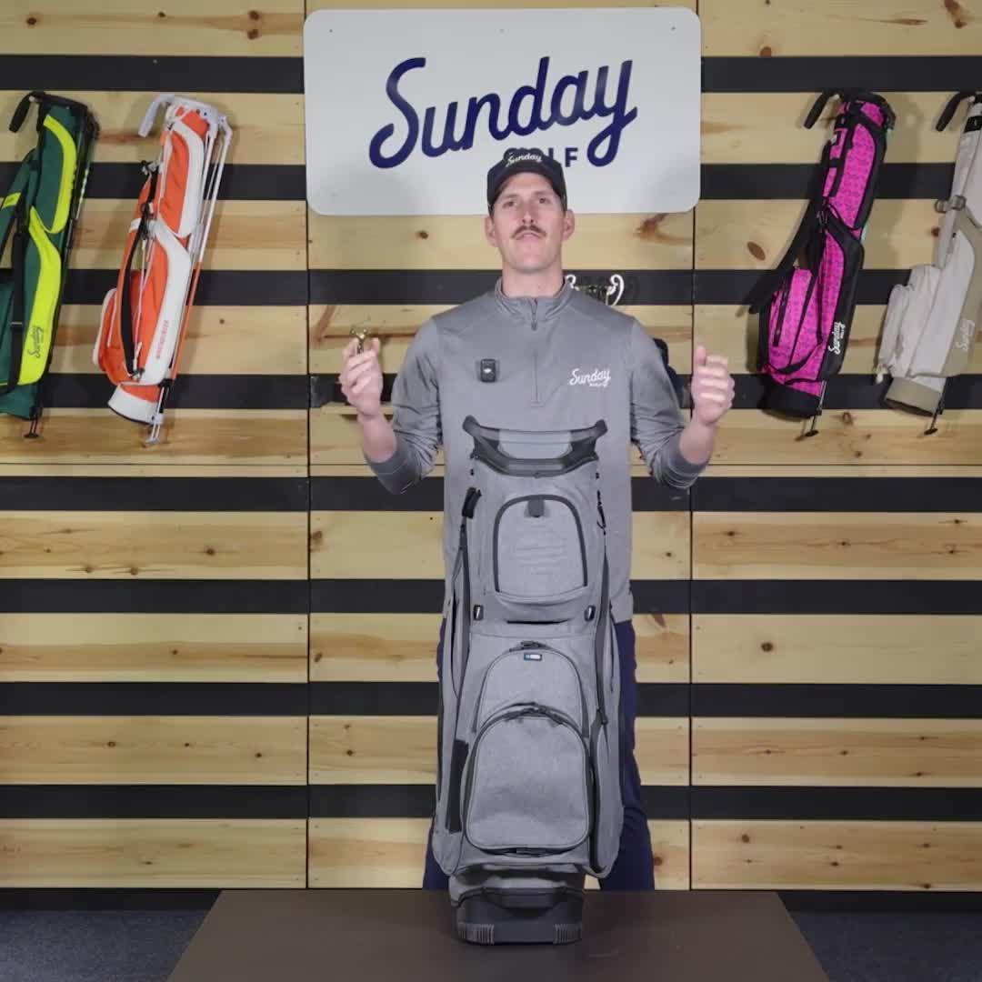 Image thumbnail 8 of 8 of Sunday Golf BIG RIG Golf Cart Bag - Matte Black